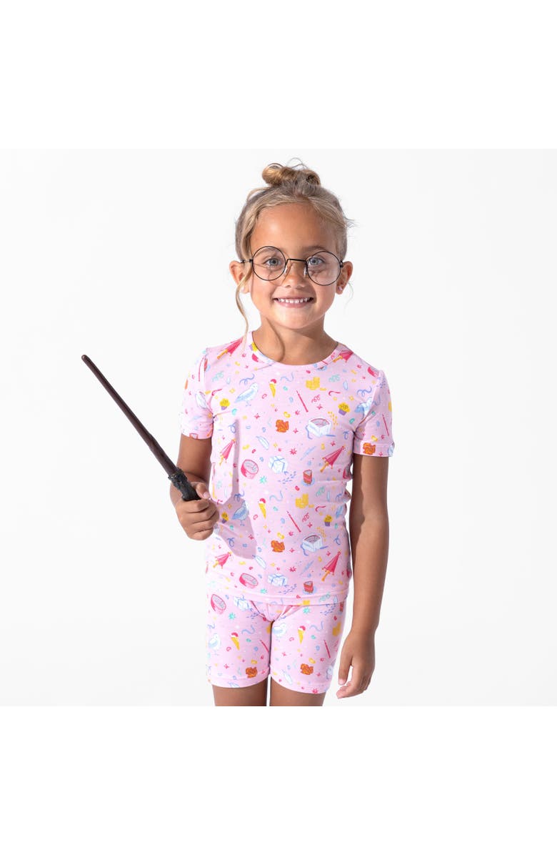 Bellabu Bear Happee Birthdae Harry Kids 2-Piece Short Sleeve & Shorts Pajama Set, Alternate, color, Happee Birthdae Harry