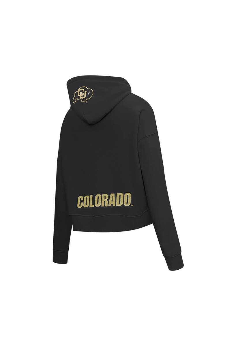 PRO STANDARD Women's Pro Standard Black Colorado Buffaloes Game Day Sequin Full-Zip Hooded Jacket, Alternate, color, 