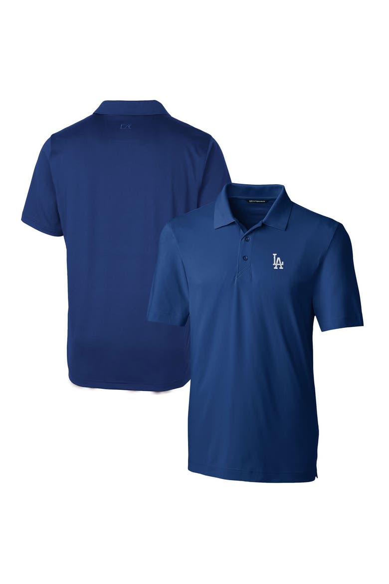 Men's Cutter & Buck  Royal Los Angeles Dodgers Forge Stretch Polo, Main, color, Royal