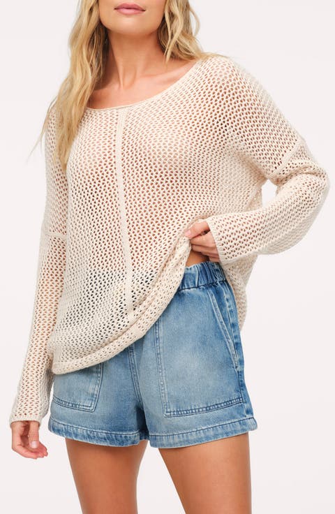 Summer Breeze Open Stitch Sweater