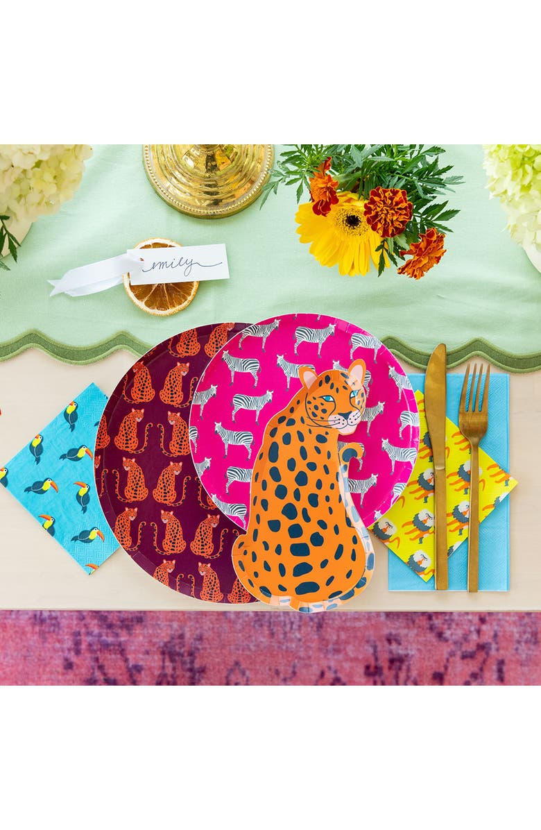 Jollity & Co Jungle Animals Dessert Plates, Alternate, color, Assorted Pre-Pack