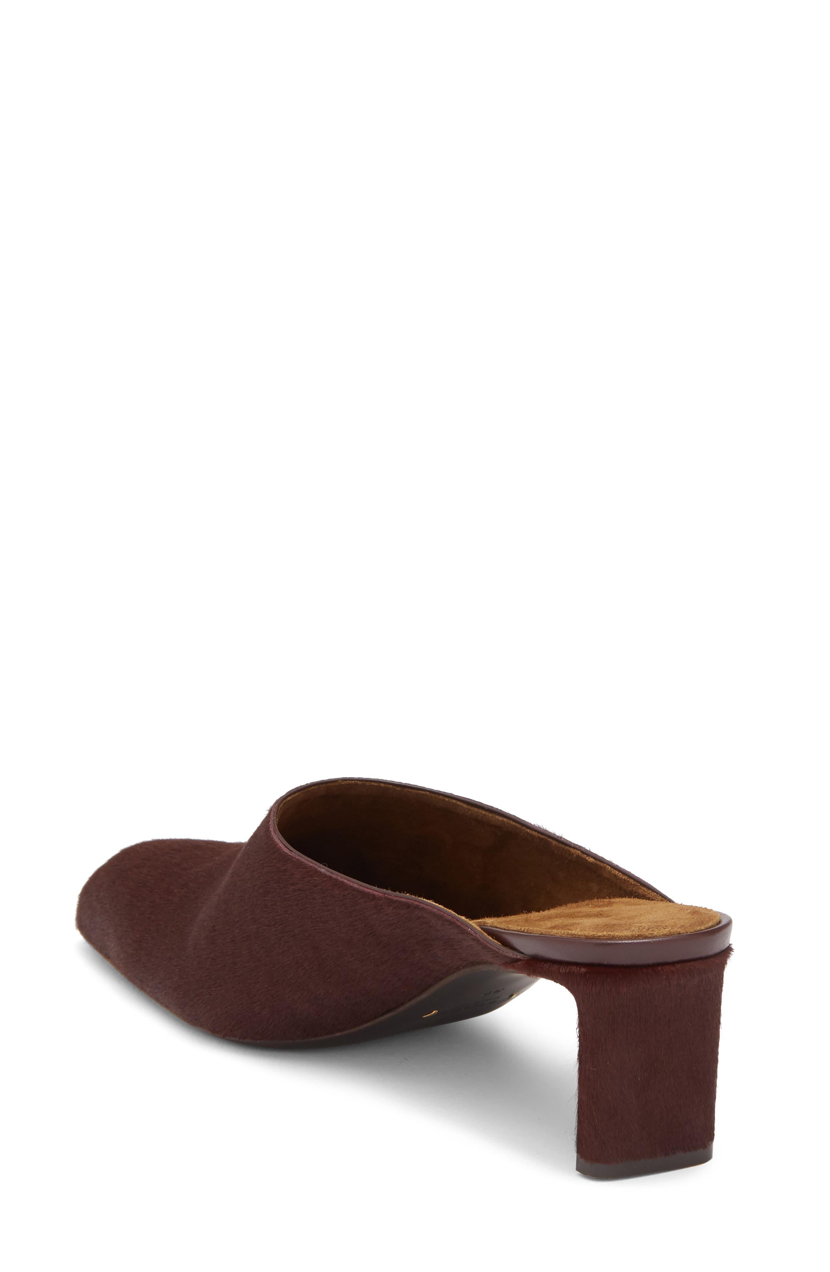 Colt Genuine Calf Hair Mule, Alternate, color, ROUGE NOIR