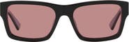 Prada 57mm Gradient Square Sunglasses