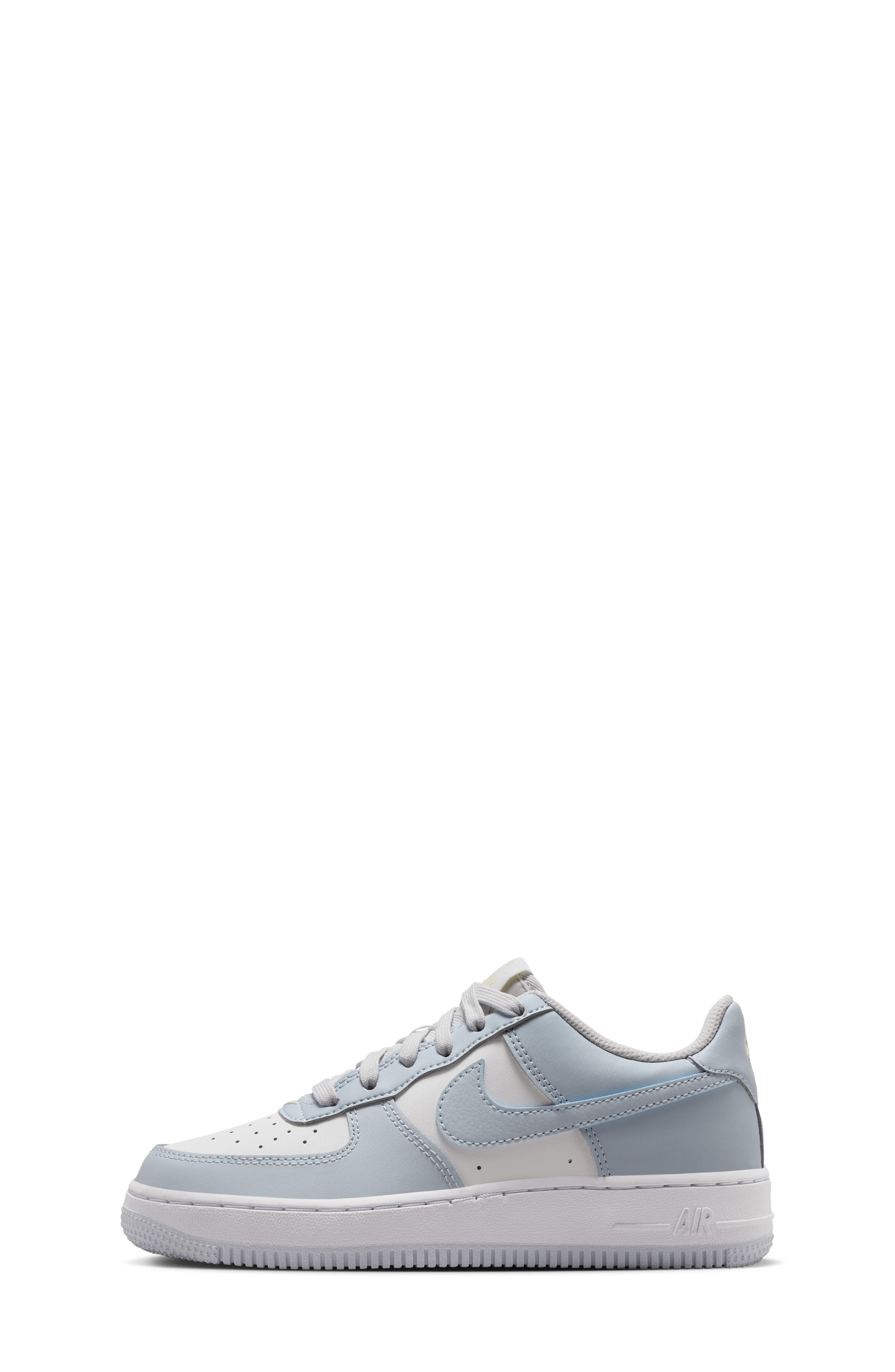 Kids' Air Force 1 Sneaker, Alternate, color, PLATINUM TINT/ ALABASTER
