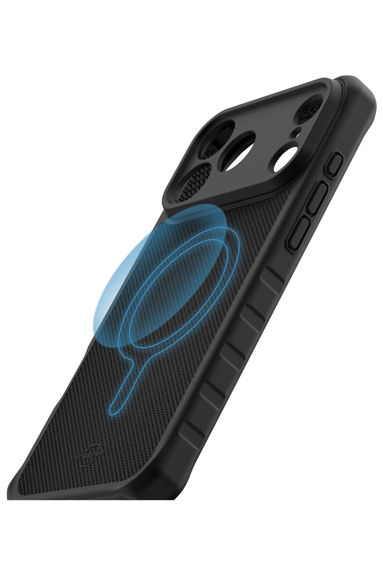 HYBRID R // NYLON MagSafe Case for Apple iPhone 17 Pro Max, Alternate, color, Black