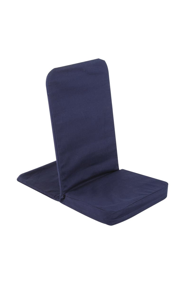 Kaplan Early Learning Company Back Jack Portable Soft Chair with Support - Navy, Main, color, Blue