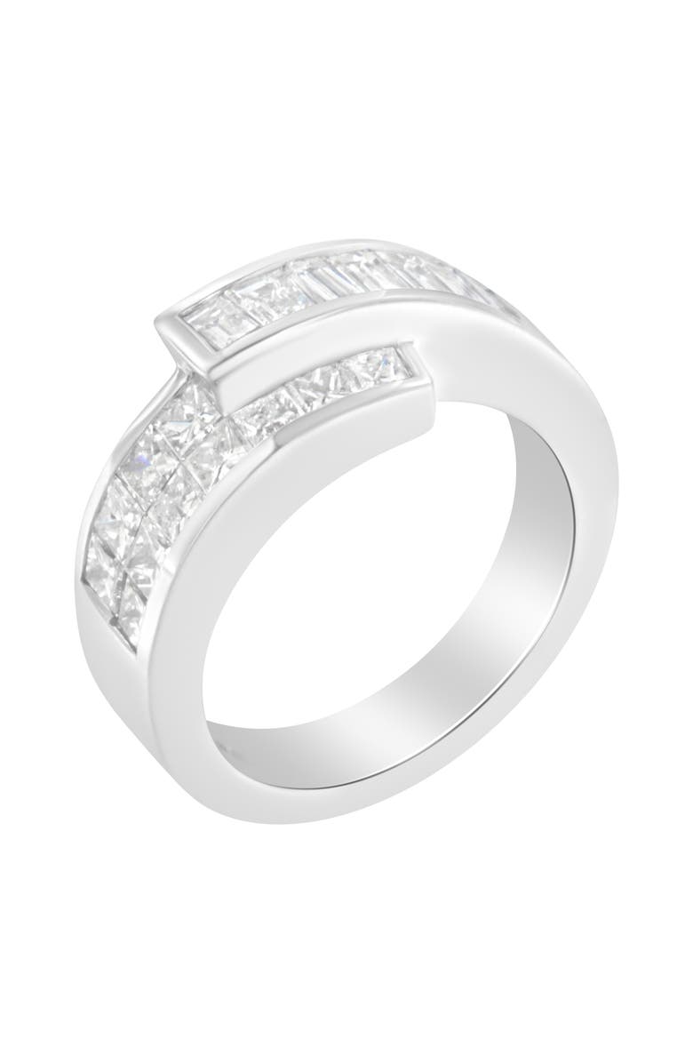 Haus of Brilliance 14K White Gold 2.0 Cttw Diamond Bypass Ring Band, Alternate, color, White