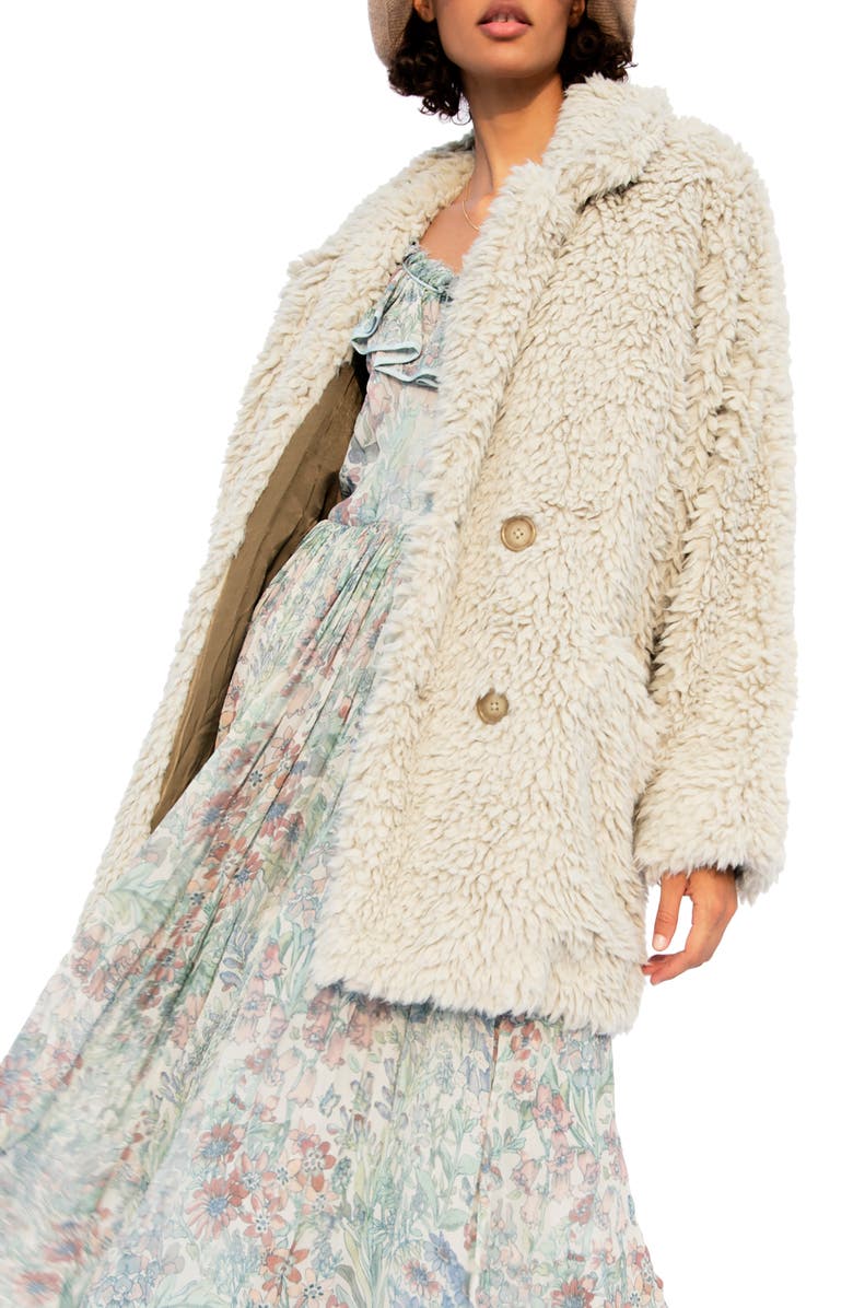 Free People Honeypie Teddy Jacket, Main, color,