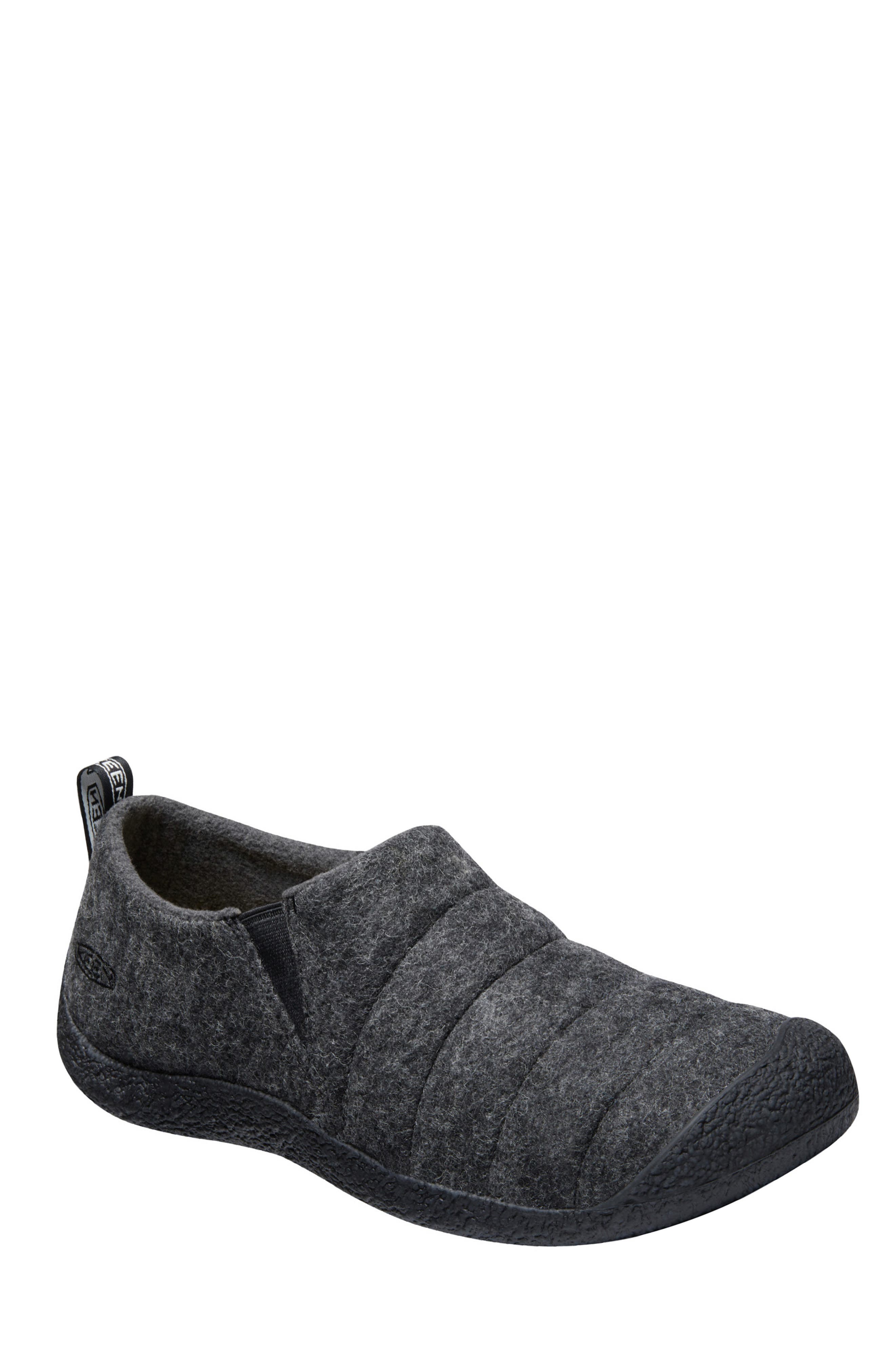 Howser II Slipper, Main, color, CHARCOAL GREY FELT/ BLACK