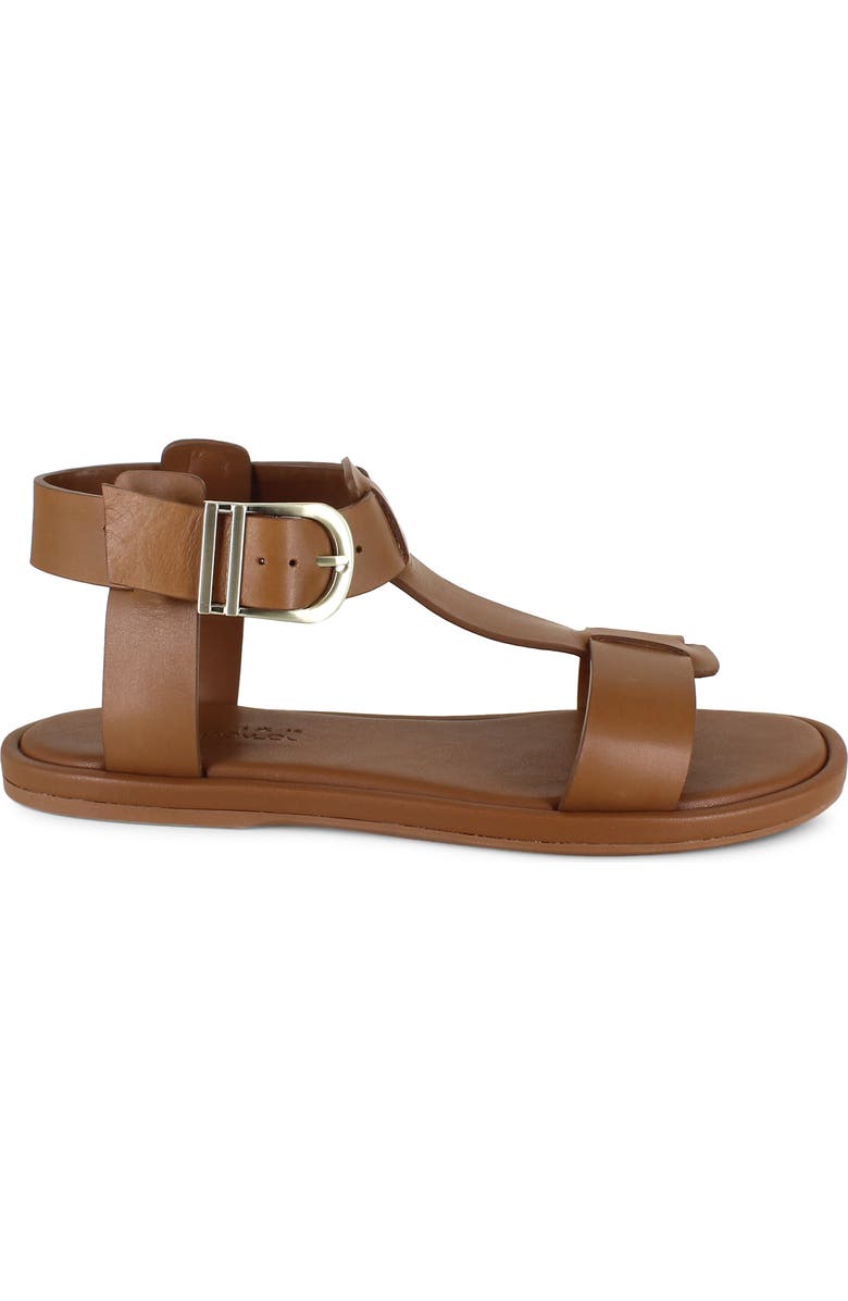 Splendid Fausta Ankle Strap Sandal, Alternate, color, Cognac