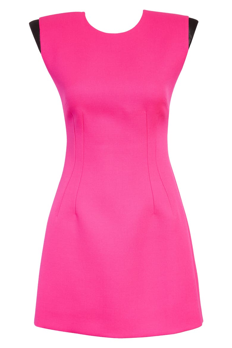 Fitted Wool Minidress, Alternate, color, CICLAMINO