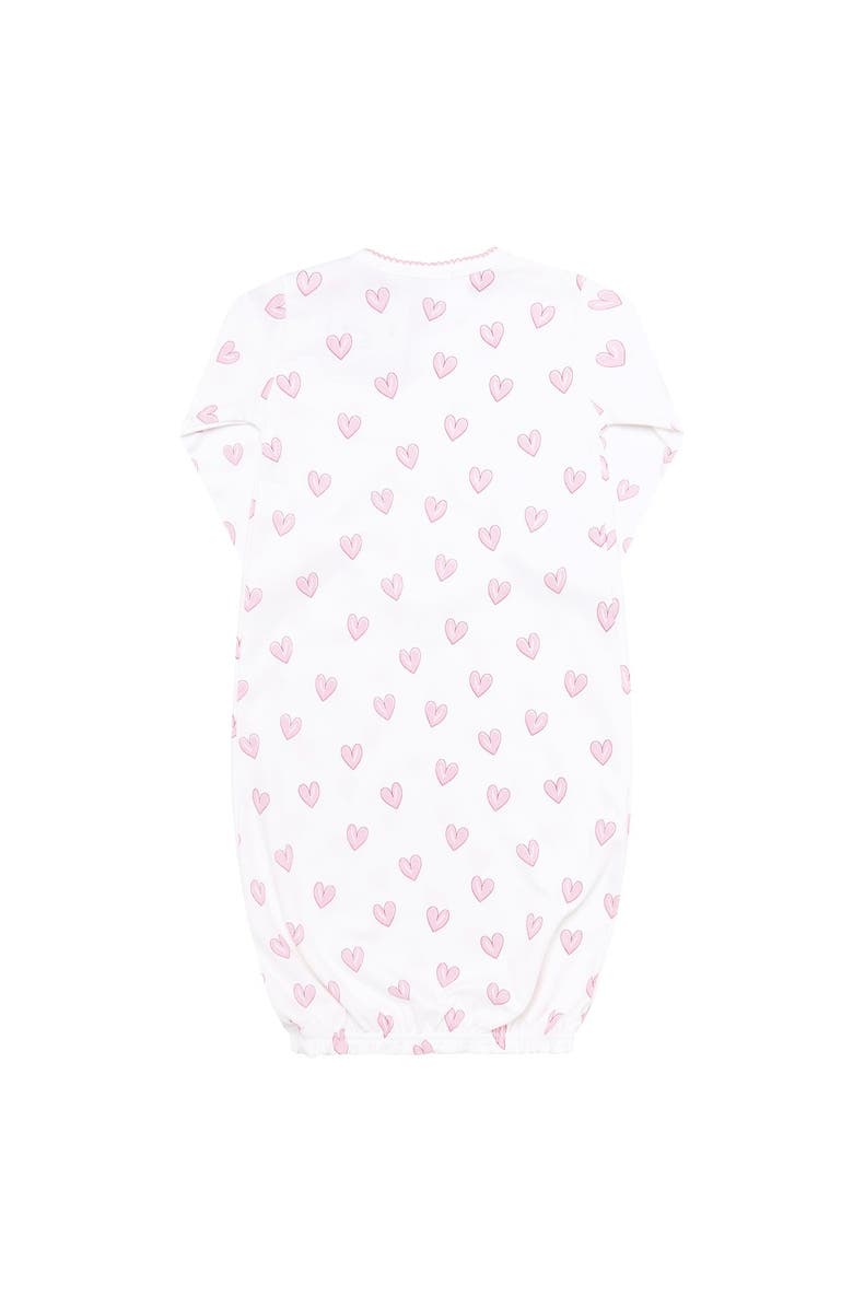 Nellapima Pink Heart Print Gown  - Baby, Alternate, color, Pink
