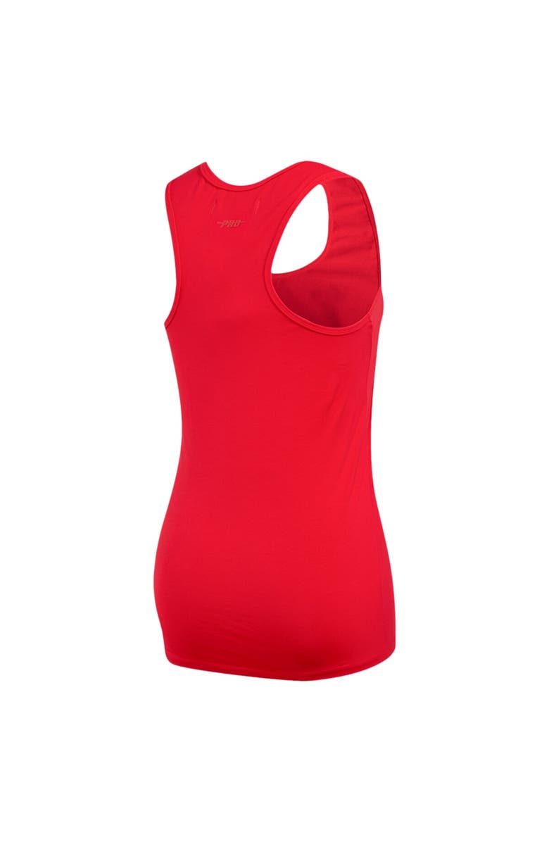 PRO STANDARD Women's Pro Standard Scarlet San Francisco 49ers Triple Tonal Racerback Tank Top, Alternate, color, 