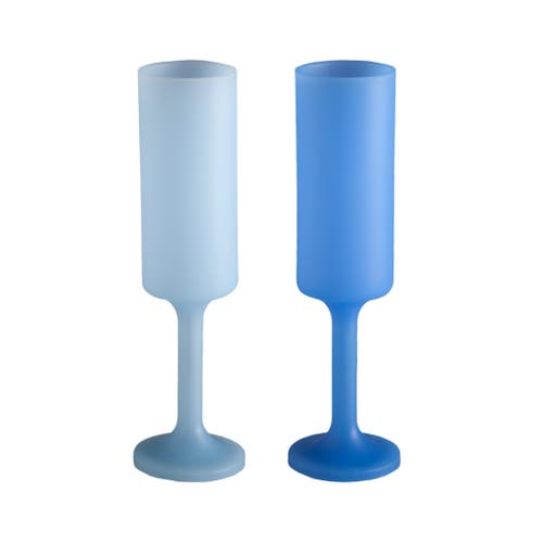 Porter Green Seff | Unbreakable Champagne Flutes In Blue