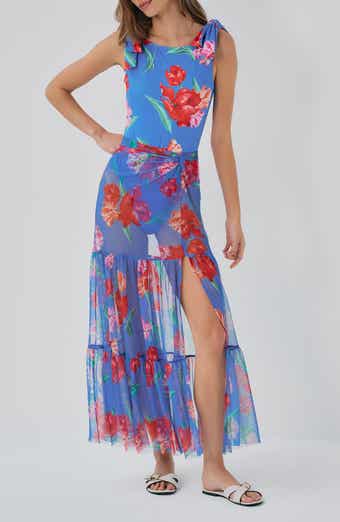Sheer Cover-Up Maxi Skirt