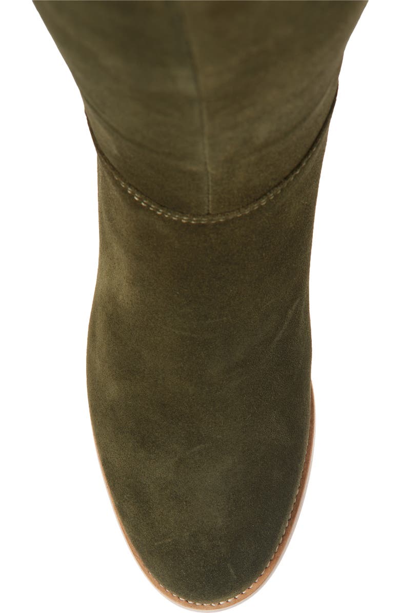 La Canadienne Promise Knee High Boot, Alternate, color, Khaki Suede