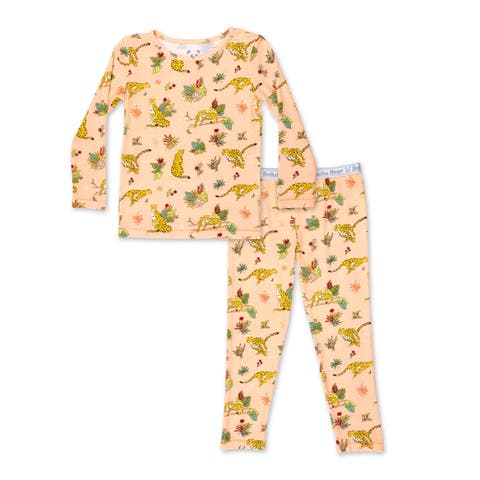 Kids' Pounce In Paradise Cheetah Set of 2 Piece Pajamas