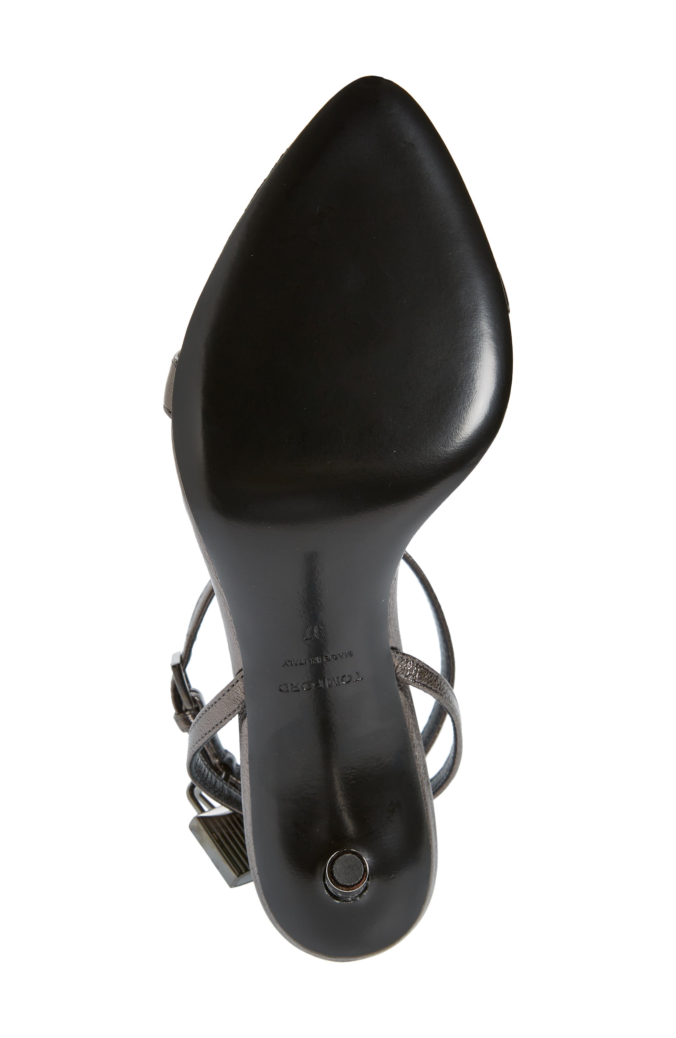 TOM FORD Padlock Ankle Strap Sandal, Alternate, color, 