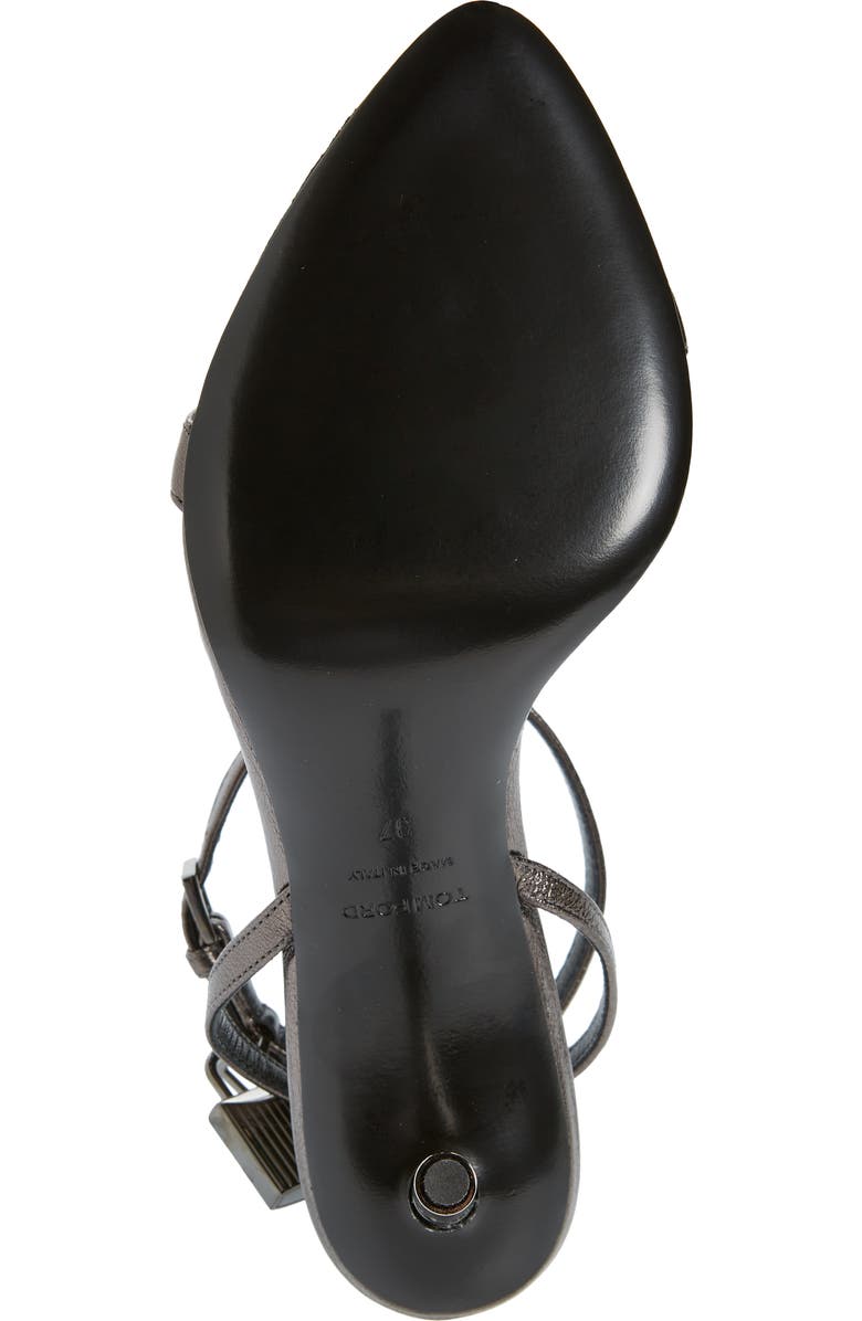 TOM FORD Padlock Ankle Strap Sandal, Alternate, color,