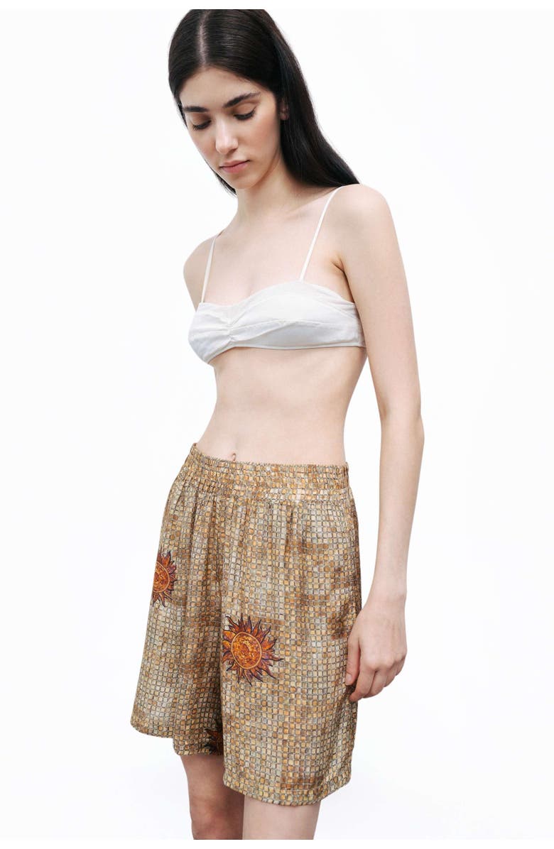 Nocturne Patterned Mini Shorts, Alternate, color, 