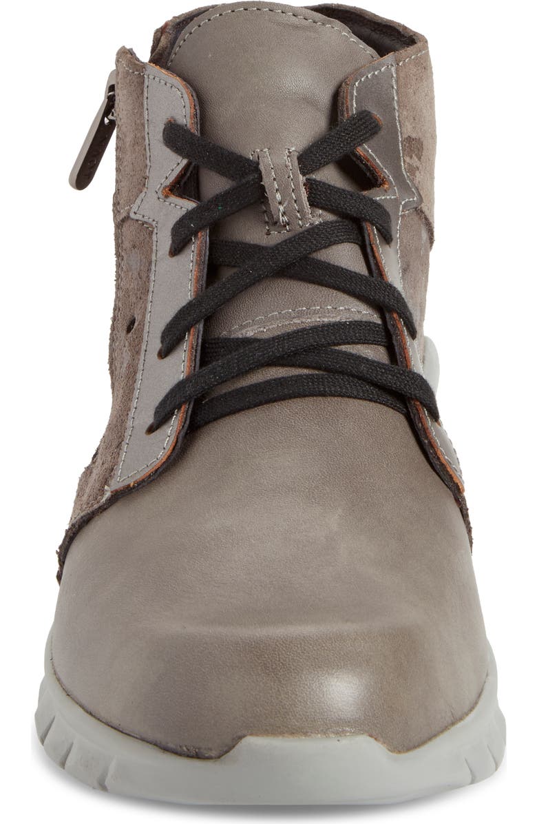 Naot Polaris High Top Sneaker, Alternate, color, Foggy Gray Leather