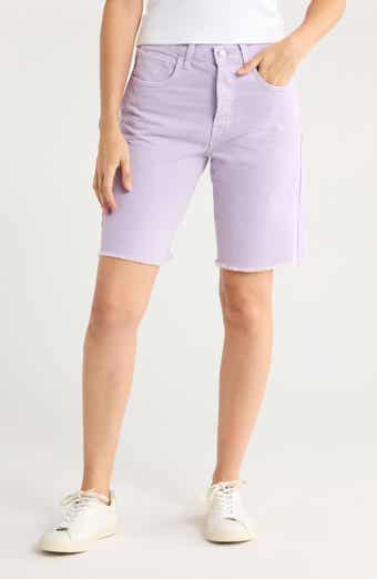 7 For All Mankind Frayed Denim Bermuda Shorts