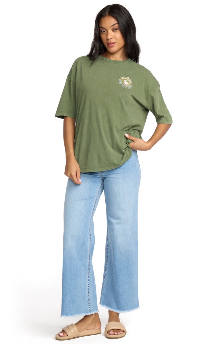 Billabong Take a Tour Oversize Graphic T-Shirt, Alternate, color, Luv Army