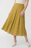 VERO MODA Kora Polka Dot Midi Skirt