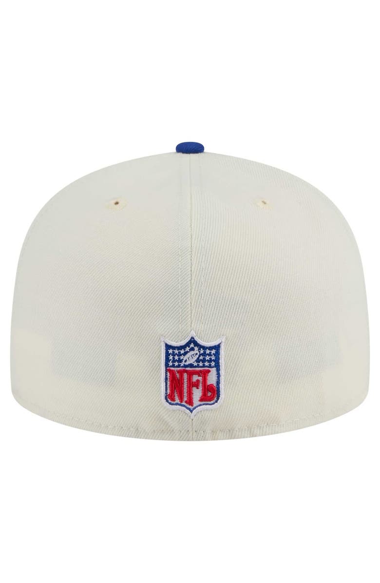 New Era Men's New Era White/Royal Denver Broncos Main 59FIFTY Fitted Hat, Alternate, color,