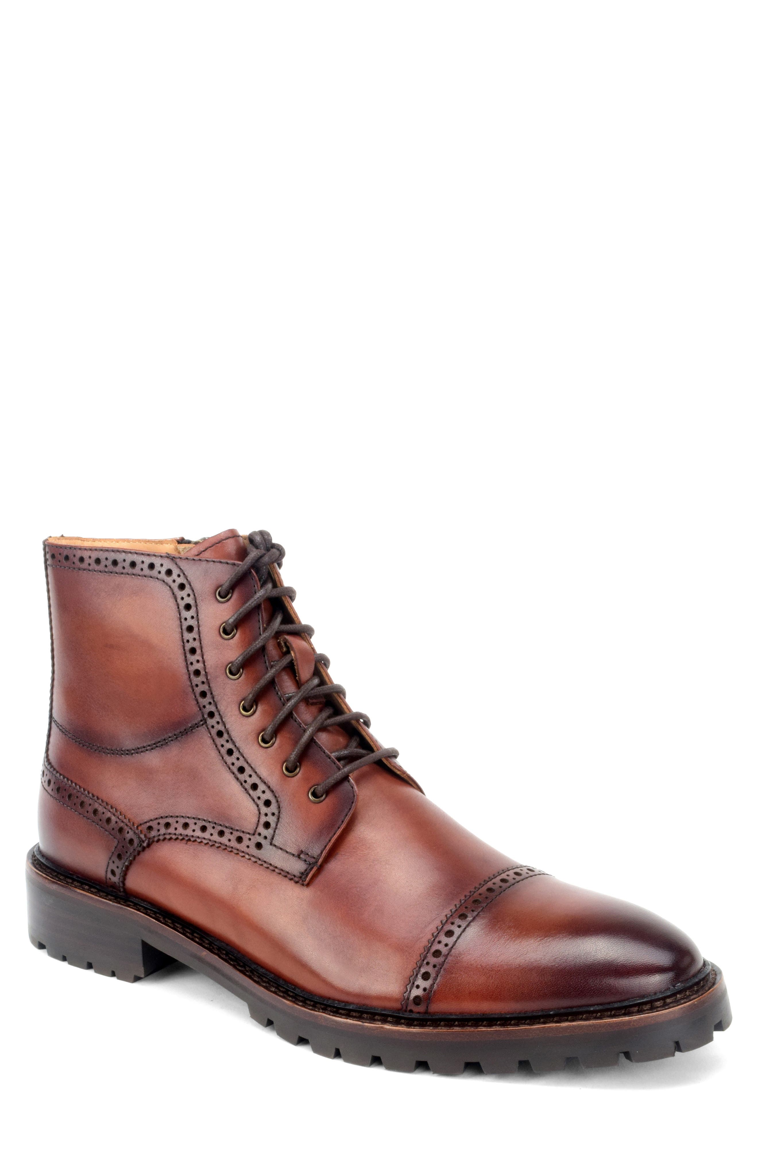 Warfield & Grand Cade Cap Toe Boot, Main, color, 