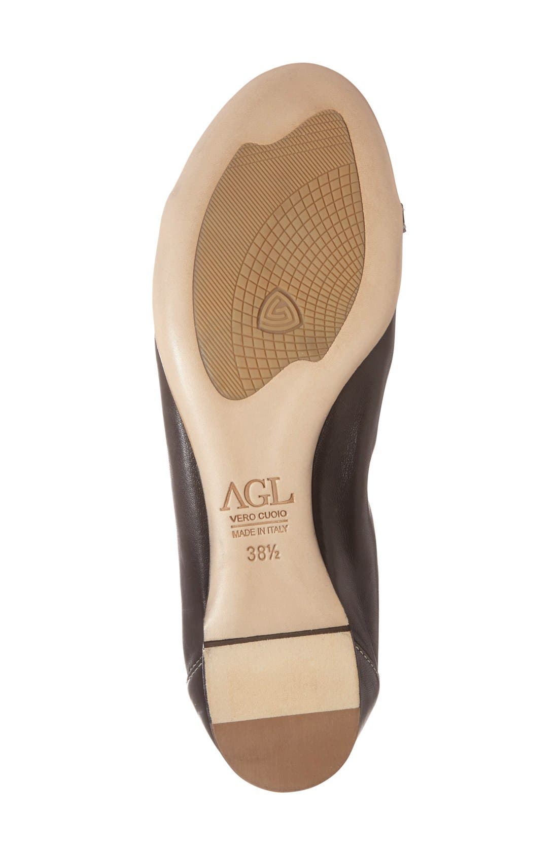AGL Monika Cap Toe Ballet Flat, Alternate, color, 