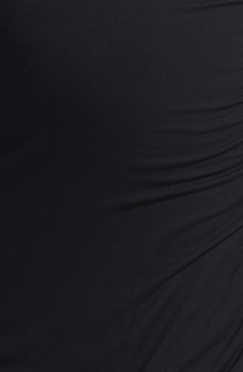 Vince Camuto Ruched Stretch Knit Midi Skirt, Alternate, color,