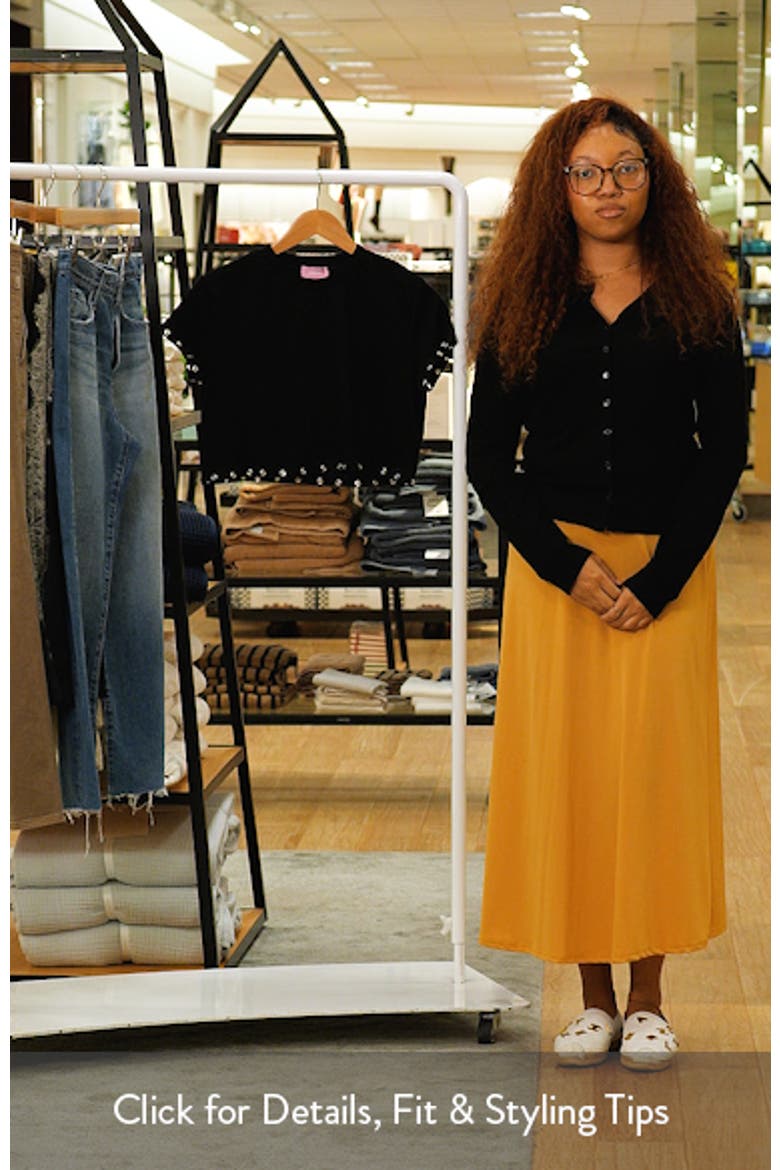 Helsa Grommet Crop Stretch Cotton T-Shirt video