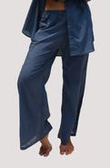 Stone Fox Swim Koda Organic Cotton Cover-Up Drawstring Pants