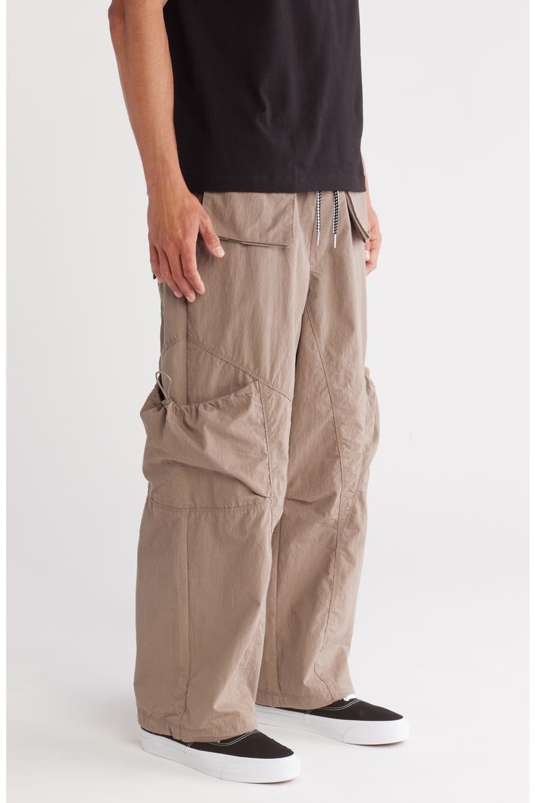 Canopy Parachute Pants, Alternate, color, WALNUT