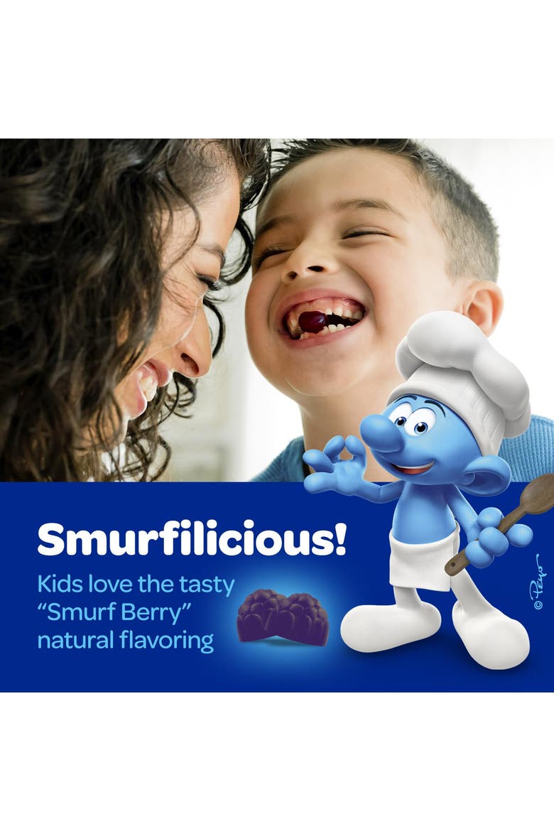 Multivitamin Kids Vitamin Gummies, Smurfs Berry Flavored, 60ct, Alternate, color, None