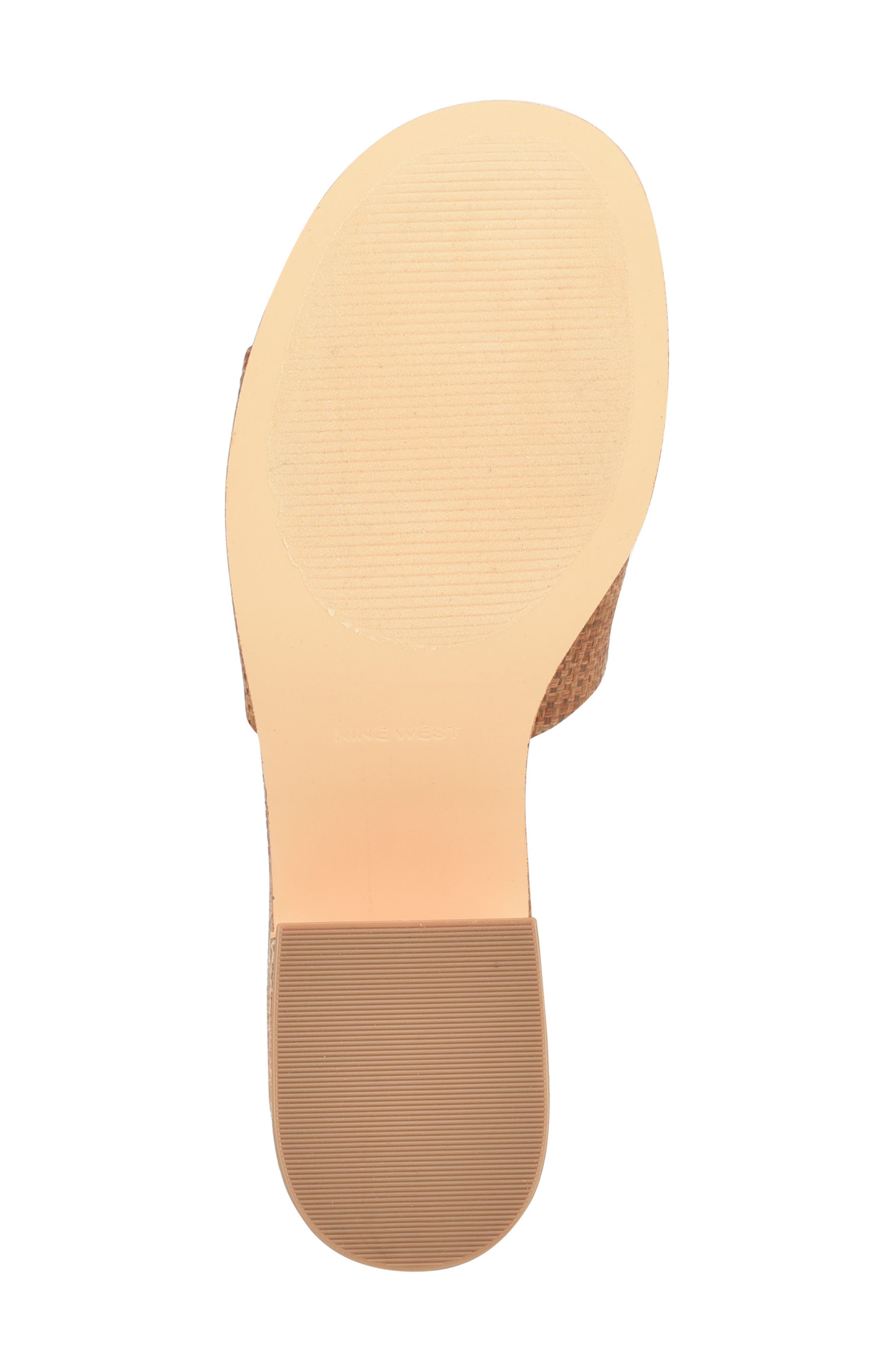 Nine West Boone Platform Slide Sandal, Alternate, color, Dark Brown