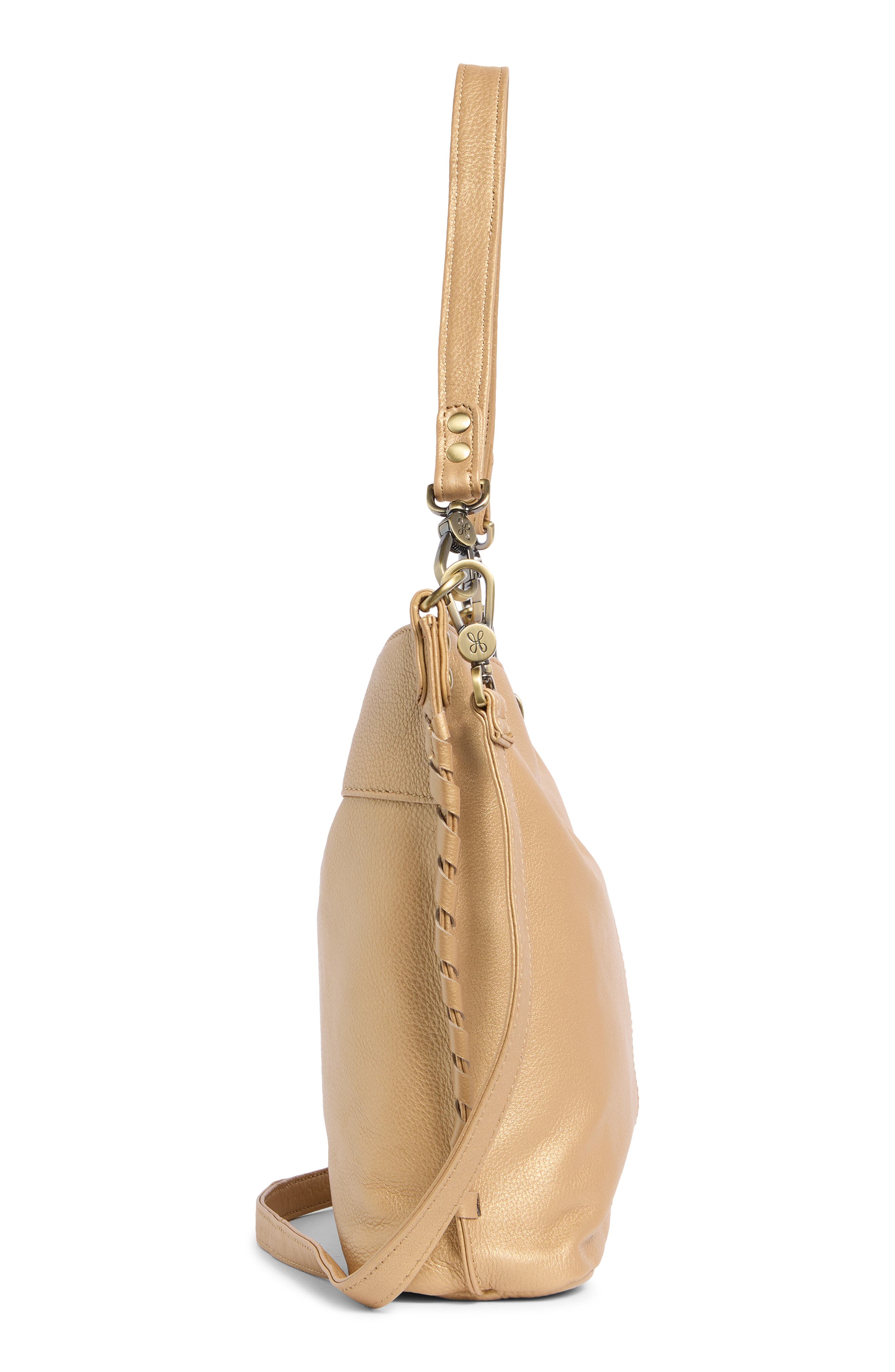 HOBO Pier Shoulder Bag, Alternate, color, Dusty Gold