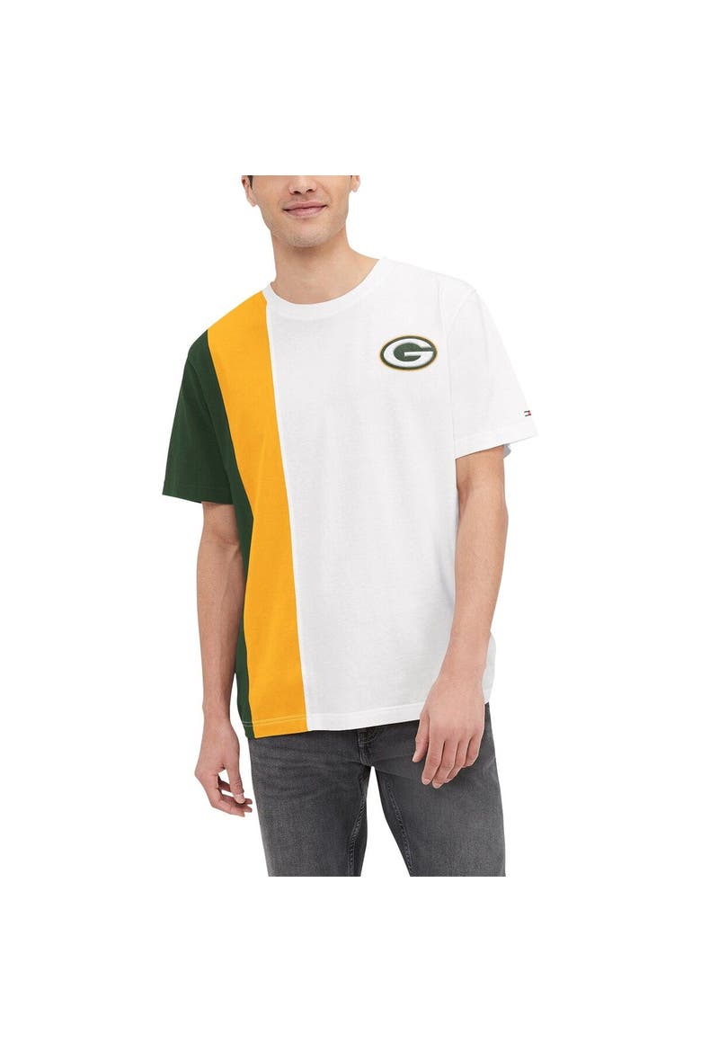 Men's Tommy Hilfiger White Green Bay Packers Zack T-Shirt, Main, color, White