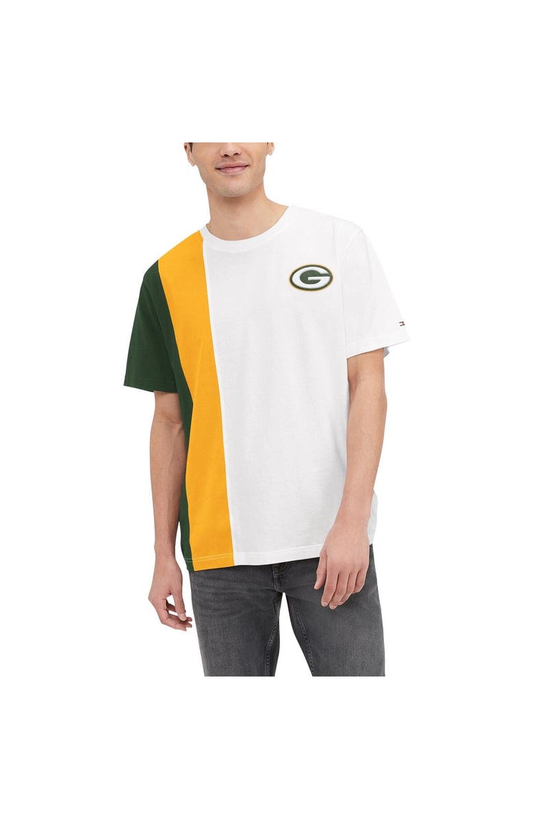 Tommy Hilfiger Men's Tommy Hilfiger White Green Bay Packers Zack T-Shirt, Main, color, White