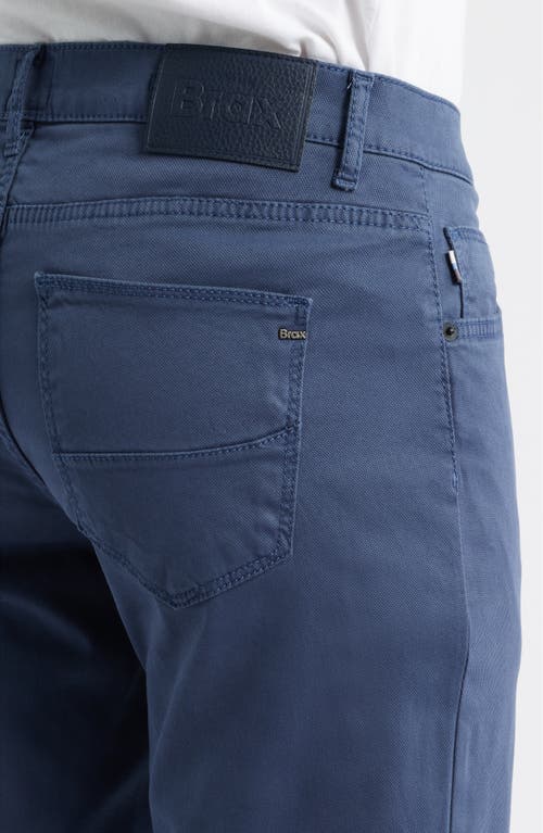 Brax Cadiz Stretch Cotton Pants In Blue