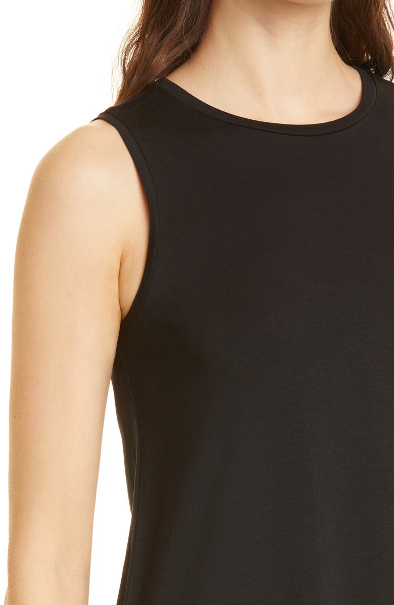 Eileen Fisher Crewneck Long Tank, Alternate, color,