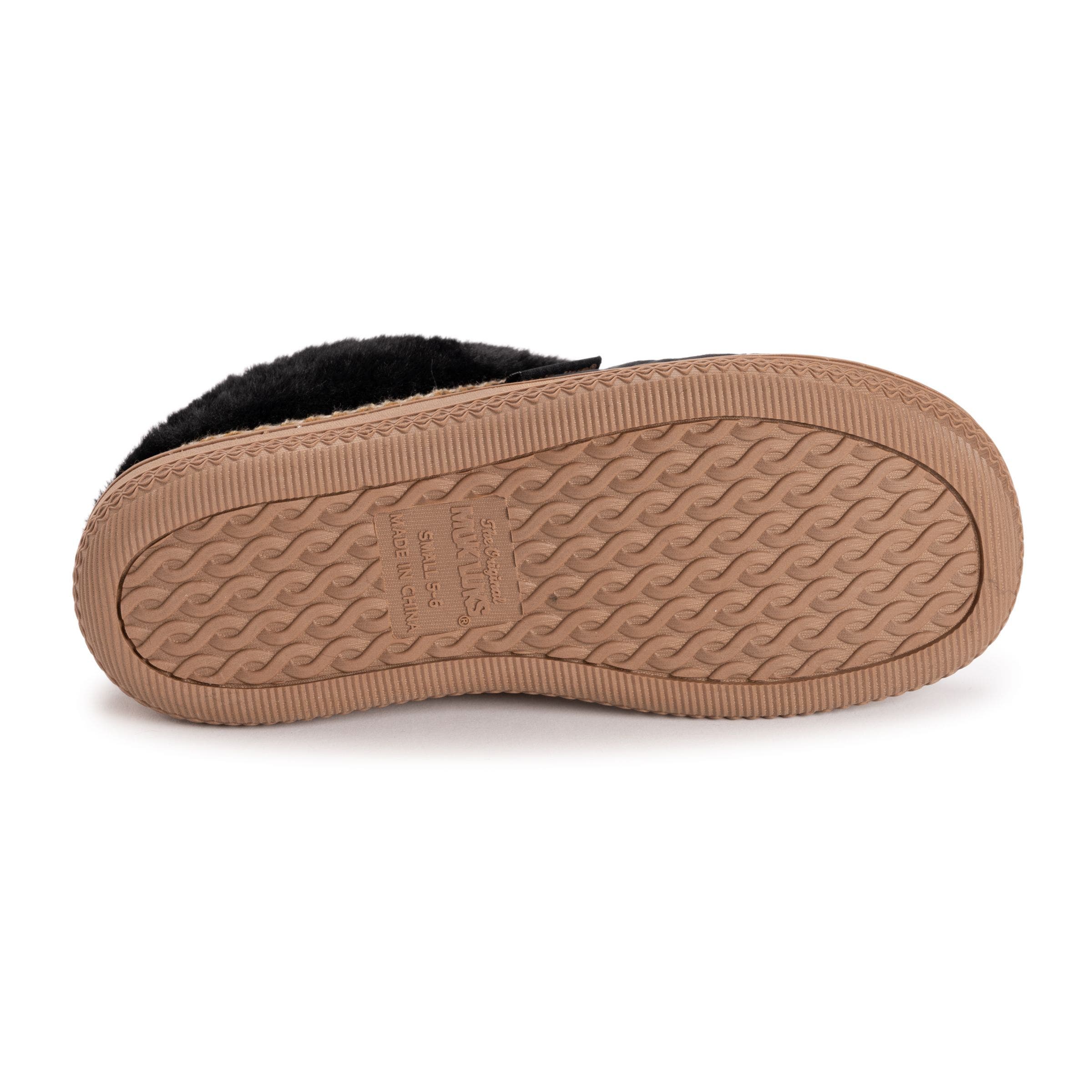 MUK LUKS Charlee Clog Slipper, Alternate, color, Black