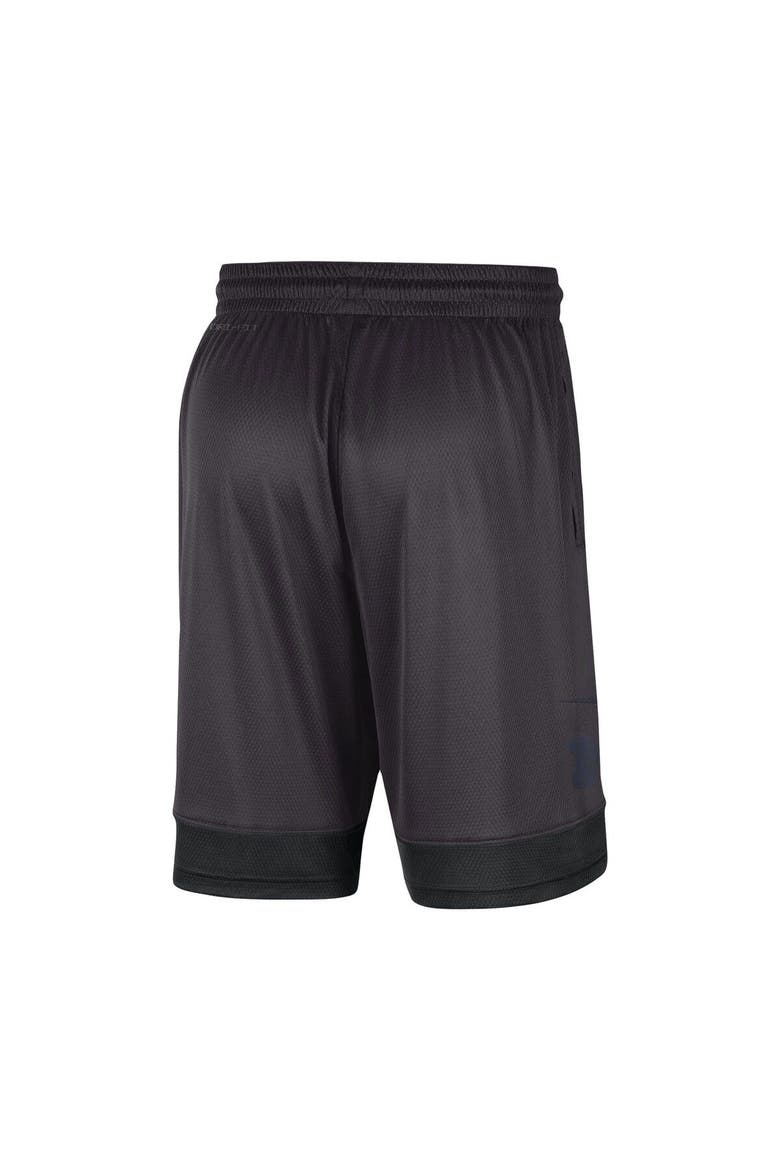 Men's Nike Charcoal Michigan Wolverines Performance Fast Break Shorts, Alternate, color, Charcoal