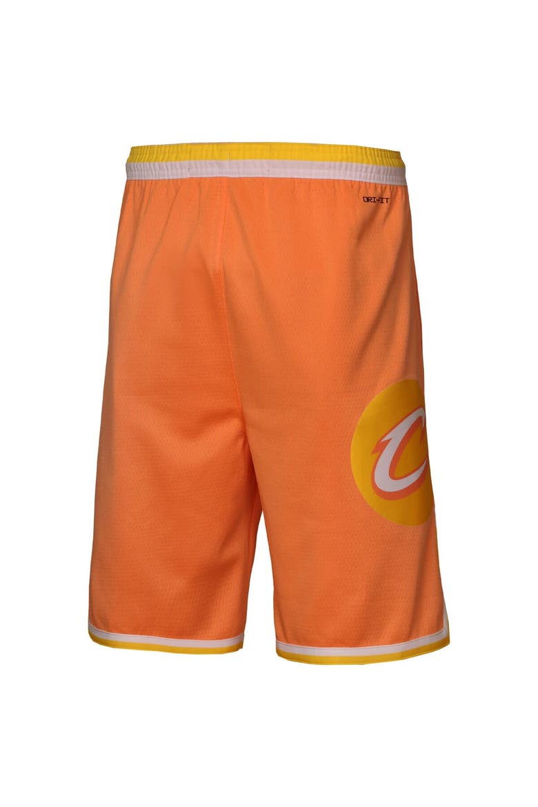 Youth Nike Orange Cleveland Cavaliers 2025/26 City Edition Swingman Performance Shorts, Alternate, color, Orange