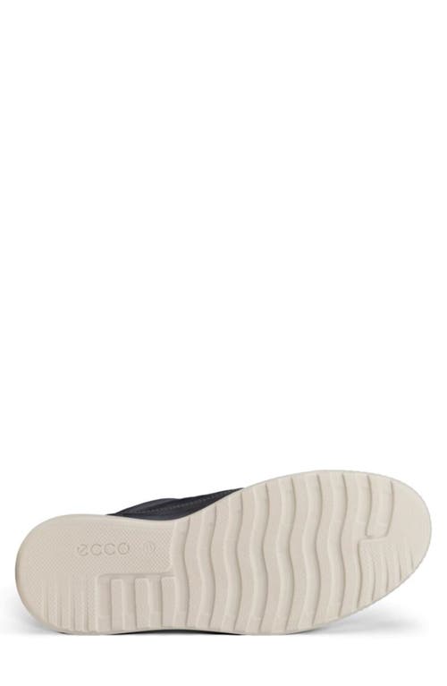 Ecco Byway Camel Leather Sneaker In Metallic
