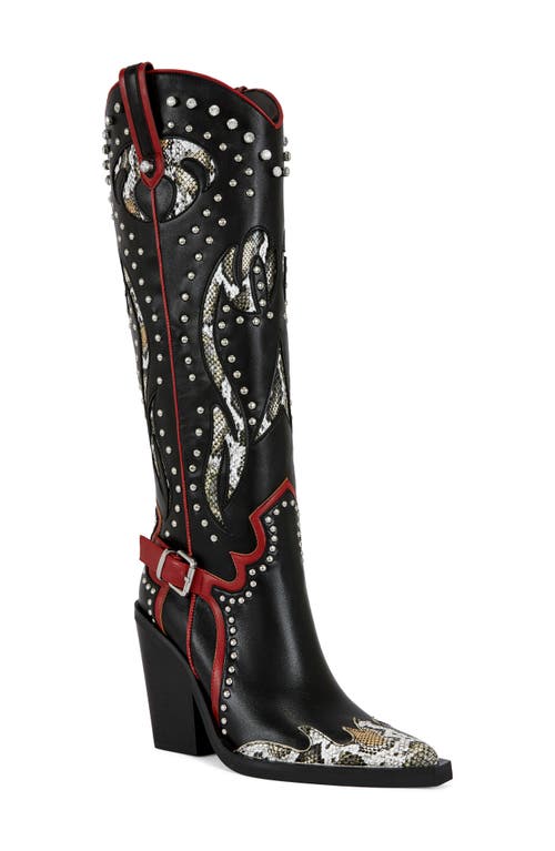 Azalea Wang Hyperion Western Boot In Black