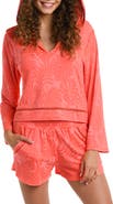 La Blanca Island Palm Cover-Up Hoodie