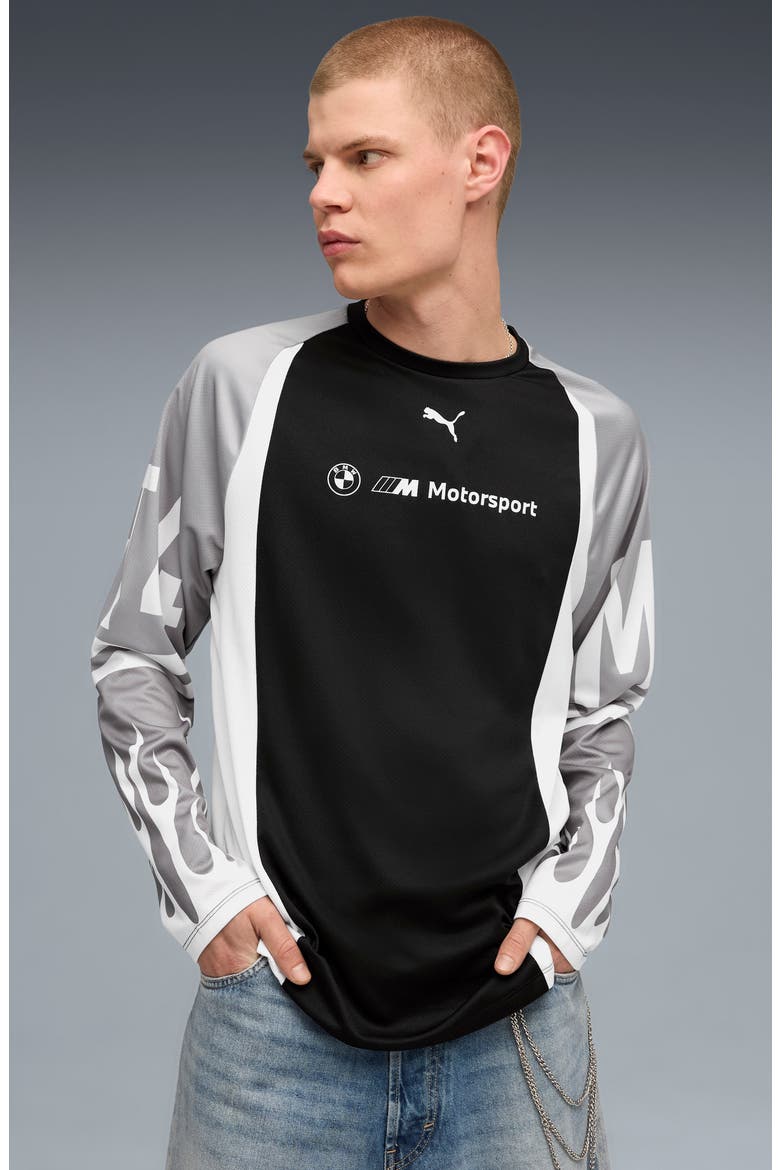 x BMW M Motorsport Lifestyle Racing Jersey, Alternate, color, PUMA BLACK