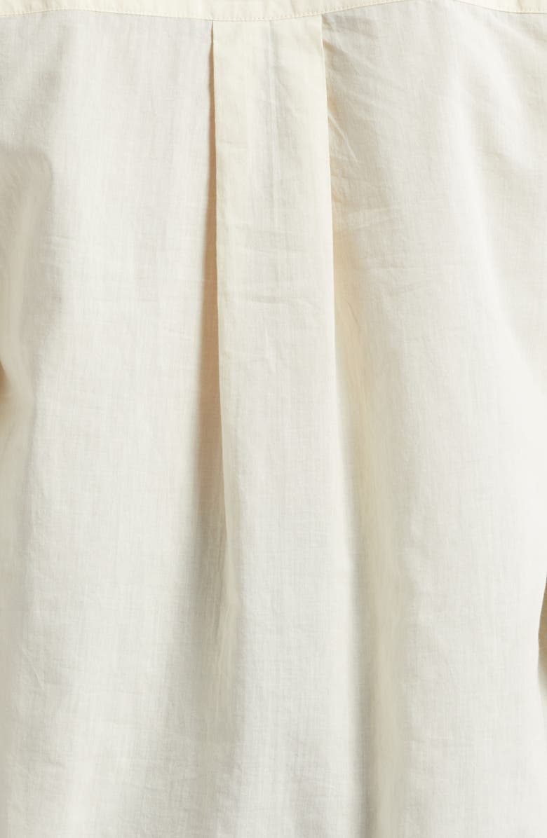 FARM Rio Palms Paradise Embroidered Cotton Shirt, Alternate, color, 